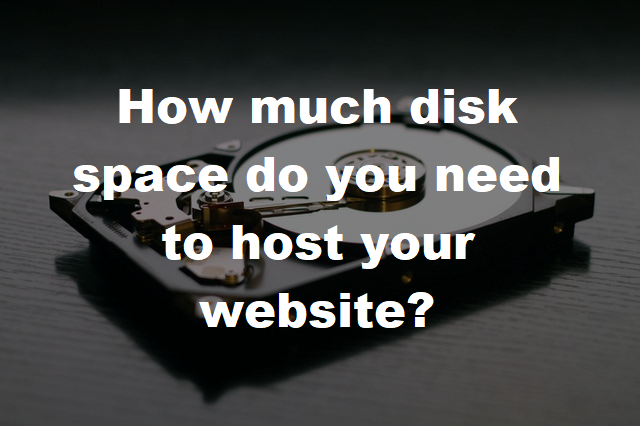 disk space