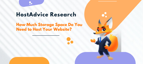 web hosting storage space