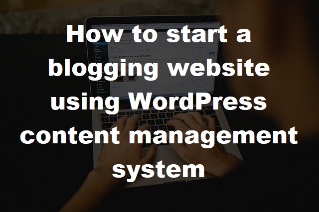 WordPress blogging